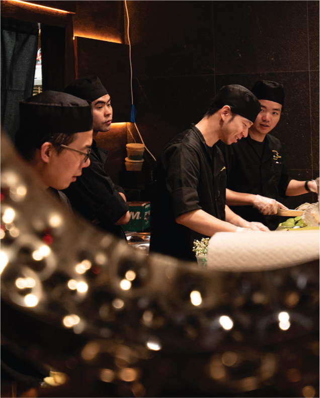The sushi team at Osushi Ardmore